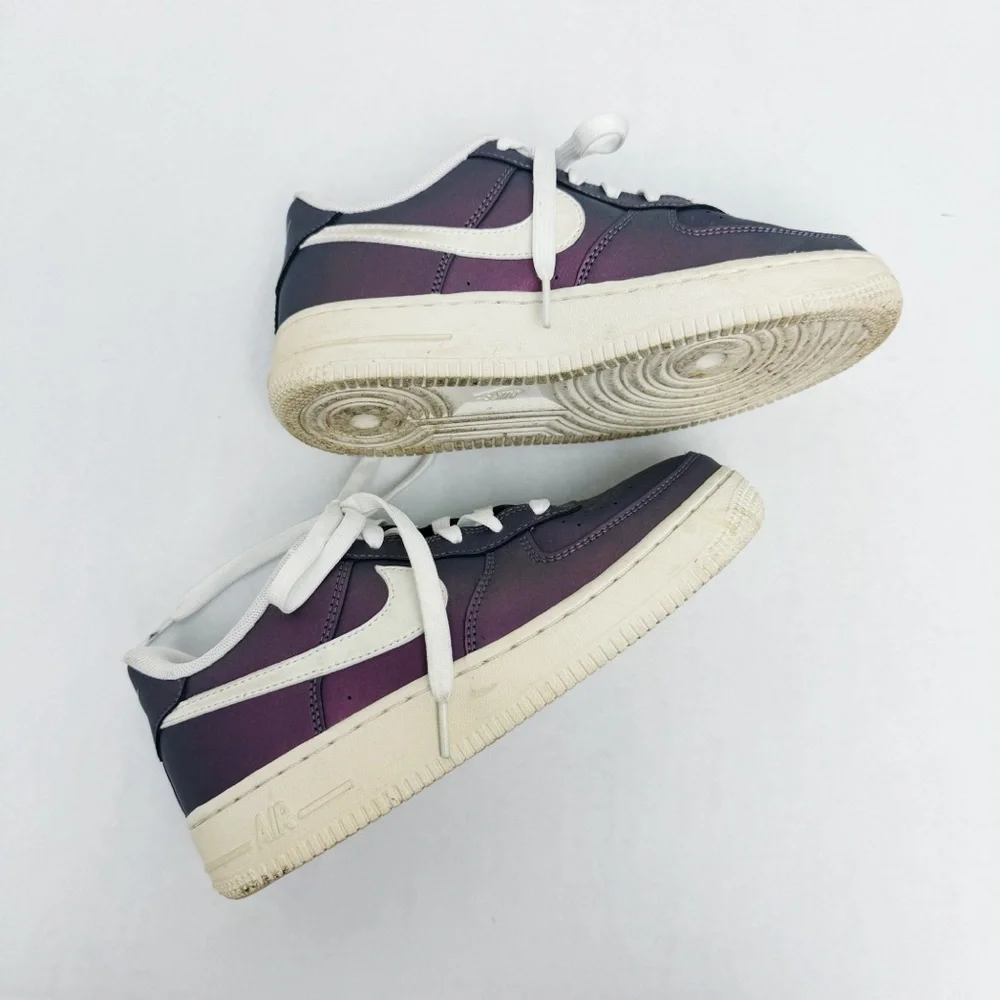 Nike - Iridescent Purple Air Force 1 Shoes